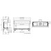 gazowy wkład kominkowy Faber MatriX  Linear 800-400 III lewy/prawy na gaz ziemny NG