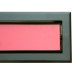kratka wentylacyjna szczelinowa zamykana z szybką OTI 80 czarna-czerwona