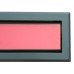 kratka wentylacyjna szczelinowa zamykana z szybką OTI 60 grafit-czerwona