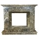 kominek marmurowy portal kominkowy Jersey marmur emperador